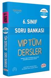Editör Yayınları 6. Sınıf VIP Tüm Dersler Soru Bankası Mavi Kitap - Editör Yayınları