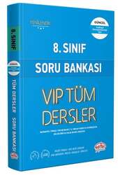 Editör Yayınevi 8. Sınıf VIP Tüm Dersler Soru Bankası Mavi Kitap - Editör Yayınları