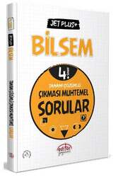 Editör Yayınları 4. Sınıf BİLSEM Hazırlık Jet Plus Çıkması Muhtemel Sorular Çözümlü - Editör Yayınları