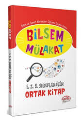 Editör Yayınları Bilsem Mülakat 1. 2. 3. Sınıflar İçin Ortak Kitap - Editör Yayınları