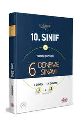 ​Editör Yayınları 2023 10. Sınıf 6 (3+3) Deneme Sınavı Tamamı Çözümlü - Editör Yayınları