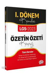 Editör Yayınları 2023 LGS I. Dönem Konuları Özetin Özeti Kitapçığı - Editör Yayınları