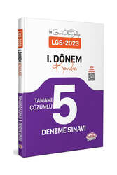 Editör Yayınevi LGS 1.Dönem Tamamı Çözümlü 5 Fasiküllü Deneme - Editör Yayınları