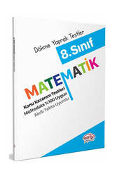 Editör Yayınları 8.Sınıf Matematik Dökme Yaprak Testler - Editör Yayınları