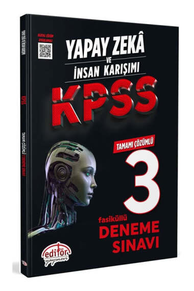 Editör Yayınları Yapay Zeka ve İnsan Karışımı 2024 KPSS Tamamı Çözümlü 3 Fasikül Deneme - 1