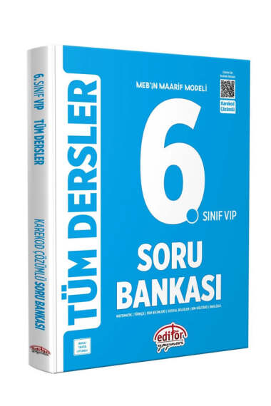 Editör Yayınları 6.Sınıf Tüm Dersler Soru Bankası - 1