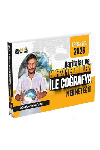 Eğit Akademi 2026 KPSS & MEB-AGS Haritalar ve Hafıza Teknikleri İle Coğrafya - 1