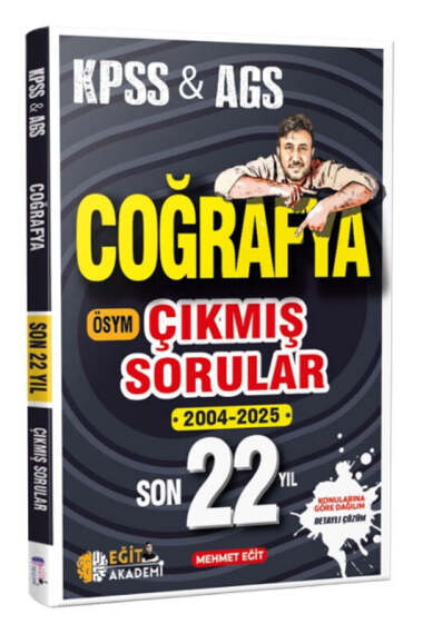 Eğit Akademi KPSS & AGS Coğrafya Son 22 Yıl Çıkmış Sorular - 1