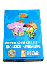 Eksik Parça Yayınları Kral Şakir-İngilizce Hayvanlar!-Muhtişim Eğitici Kartlar! - Eksik Parça Yayınları