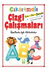 ​Ema Kitap Çıkartmalı Çizgi Çalışmaları Harfler - Ema Kitap
