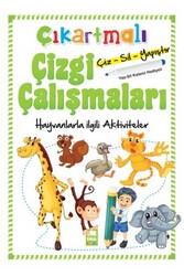 ​Ema Kitap Çıkartmalı Çizgi Çalışmaları Hayvanlar - Ema Kitap