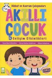 Ema Kitap Akıllı Çocuk Dikkat ve Kavram Çalışmaları Gelişim Etkinlikleri - Ema Kitap