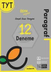 Endemik Yayınları 2023 TYT Paragraf 12'li Deneme Sınavı - Endemik Yayınları