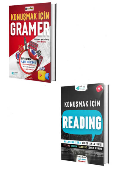 Erkan Önler Yayınları İngilizce Konuşmak İçin Gramerli Reading Seti (2 Kitap) - 1