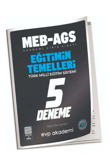 EVP Akademi 2025 MEB-AGS Eğitimin Temelleri 5 Deneme - 1