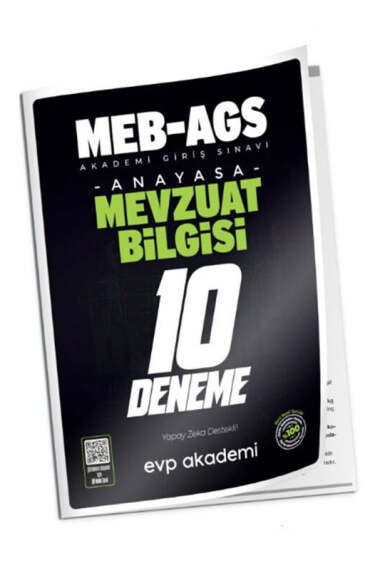 EVP Akademi 2025 MEB-AGS Mevzuat Bilgisi 10 Deneme - 1