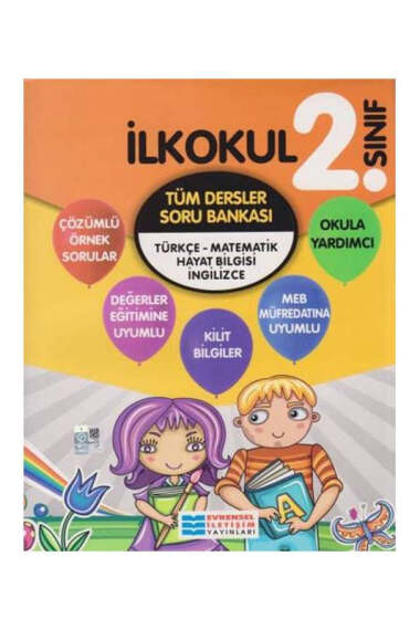 Evrensel İletişim Yayınları 2.Sınıf Tüm Dersler Soru Bankası - 1