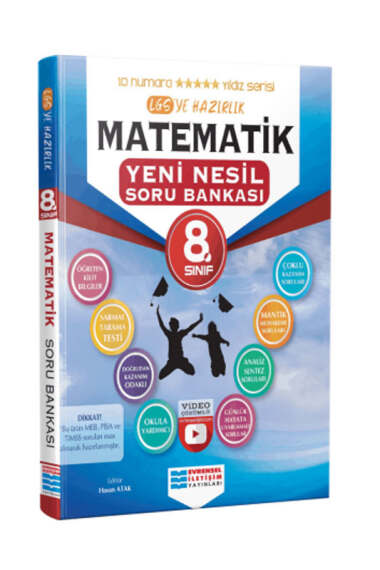 Evrensel İletişim Yayınları 8.Sınıf Matematik Video Çözümlü Soru Bankası - 1