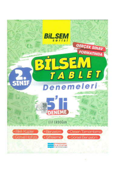 Evrensel İletişim Yayınları 2.Sınıf Bilsem Tablet 5'li Deneme - 1