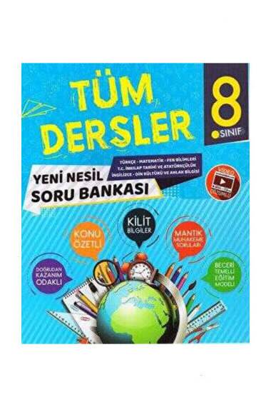 Evrensel İletişim Yayınları 8.Sınıf Tüm Dersler Yeni Nesil Soru Bankası - 1