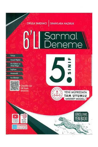 Evrensel İletişim 5.Sınıf Tüm Dersler 6'lı Sarmal Deneme - 1