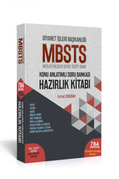 Ferhat Erdoğan 2025 Diyanet İşleri Başkanlığı MBSTS Konu Anlatımlı Soru Bankası Hazırlık Kitabı - 1