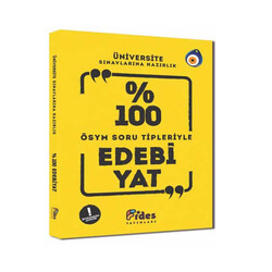 Fides Yayınları %100 ÖSYM Soru Tipleriyle Edebiyat - Fides Yayınları