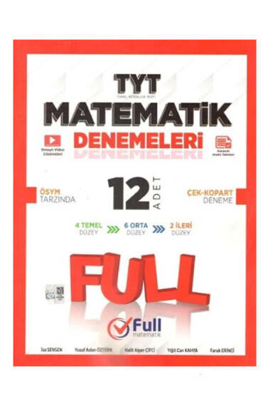 Full Matematik Yayınları 2025 TYT Matematik 12 Deneme - 1