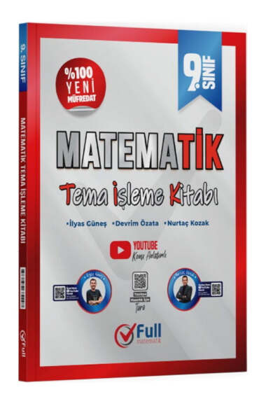 Full Matematik 9. Sınıf Matematik Tema İşleme Kitabı - 1