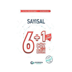 Gezegen Yayıncılık TYT Kampı Sayısal 6 Artı 1 Çöz Bir Haftada Bitir - Gezegen Yayıncılık