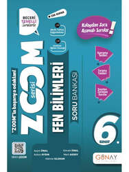 Günay Yayınları 6. Sınıf Zoom Serisi Fen Bilimleri Soru Bankası - Günay Yayınları
