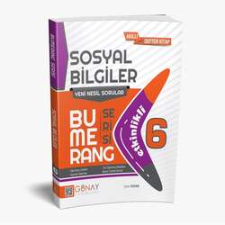 Günay Yayınları 6.Sınıf Sosyal Bilgiler Bumerang Serisi Akıllı Defter Kitap - Günay Yayınları