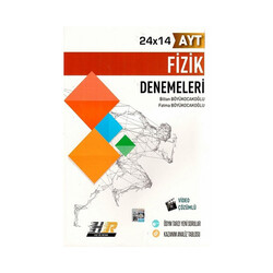 Hız ve Renk Yayınları AYT Fizik 24×14 Denemeleri - Hız ve Renk Yayınları
