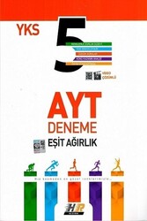 Hız ve Renk Yayınları AYT Eşit Ağırlık 5 li Deneme - Hız ve Renk Yayınları