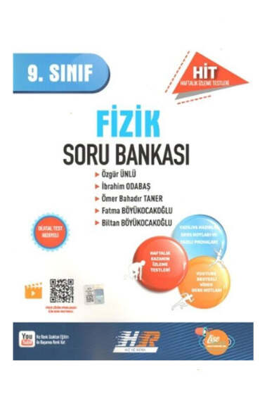 Hız ve Renk Yayınları 2025 9. Sınıf Fizik HİT Soru Bankası - 1