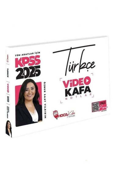 Hoca Kafası Yayınları 2025 KPSS Türkçe Video Kafa Notlar - 1