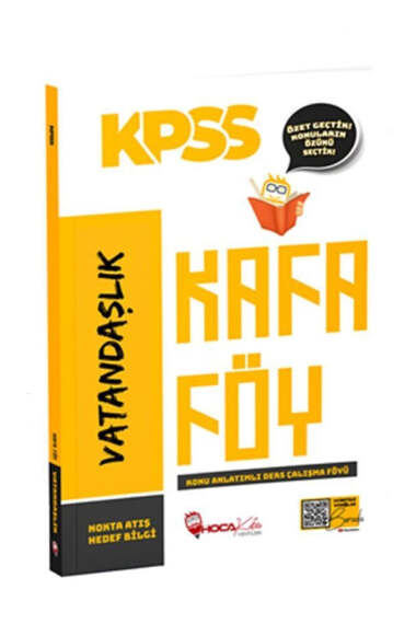 Hoca Kafası Yayınları KPSS Vatandaşlık Konu Anlatımlı Kafa Föy - 1