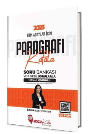 Hoca Kafası Yayınları 2025 KPSS TYT ALES DGS Paragrafı Kafala Soru Bankası Çözümlü - 1
