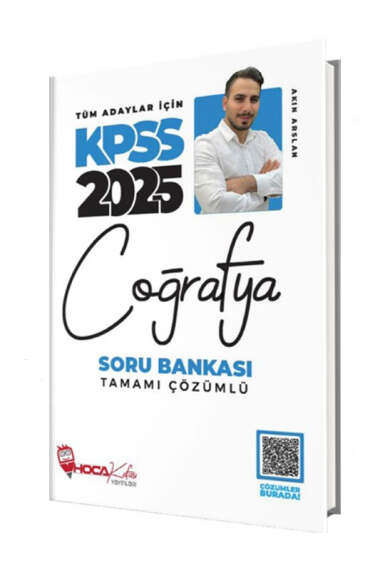 Hoca Kafası Yayınları 2025 KPSS Coğrafya Soru Bankası Çözümlü - 1