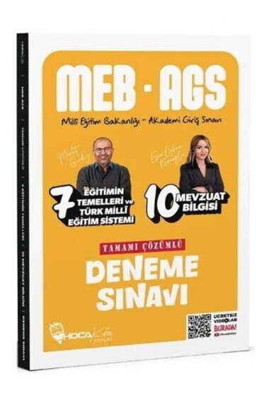 Hoca Kafası Yayınları 2025 MEB-AGS Eğitimin Temelleri ve Mevzuat Bilgisi 17 Deneme - 1