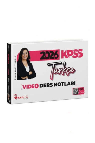 Hoca Kafası Yayınları 2026 KPSS Türkçe Video Ders Notları - 1
