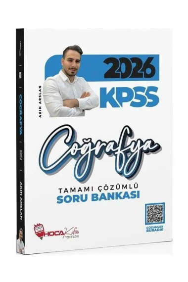 Hoca Kafası Yayınları 2026 KPSS Coğrafya Tamamı Çözümlü Soru Bankası - 1