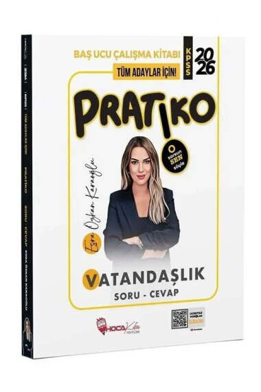 Hoca Kafası Yayınları 2026 KPSS Vatandaşlık Pratiko Soru-Cevap Çalışma Kitabı - 1