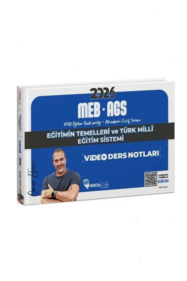 Hoca Kafası 2026 MEB-AGS Eğitimin Temelleri ve Türk Milli Eğitim Sistemi Video Ders Notları - 1