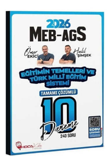 Hoca Kafası 2026 MEB AGS Eğitimin Temelleri ve Türk Milli Eğitim Sistemi 10 Deneme - 1
