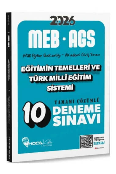 Hoca Kafası MEB-AGS Eğitimin Temelleri ve Türk Milli Eğitim Sistemi 10 Deneme - 1