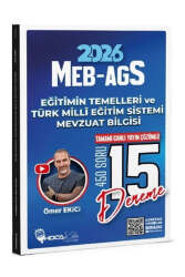 Hoca Kafası 2026 MEB AGS Eğitimin Temelleri ve Türk Milli Eğitim Sistemi Mevzuat Bilgisi 15 Deneme - Hoca Kafası Yayınları
