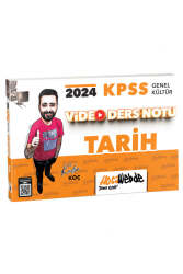 HocaWebde Yayınları 2024 KPSS Genel Kültür Tarih Video Ders Notu - Hocawebde Yayınları