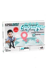 HocaWebde Yayınları 2025 KPSS Haritalarla Coğrafya - Hocawebde Yayınları