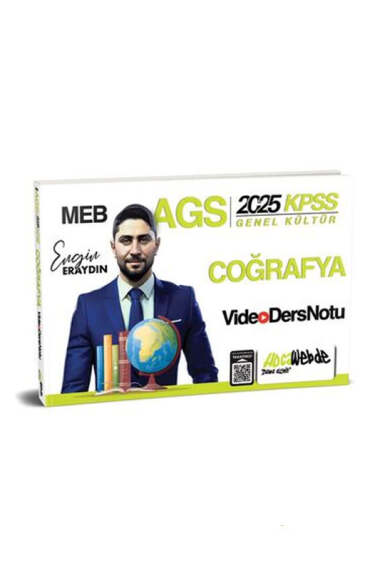 HocaWebde Yayınları 2025 MEB AGS KPSS Türkiye Coğrafyası Video Ders Notu - 1